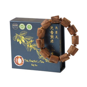 Vòng đeo trầm hương Đại La Thiên - 대라천 침향 목주